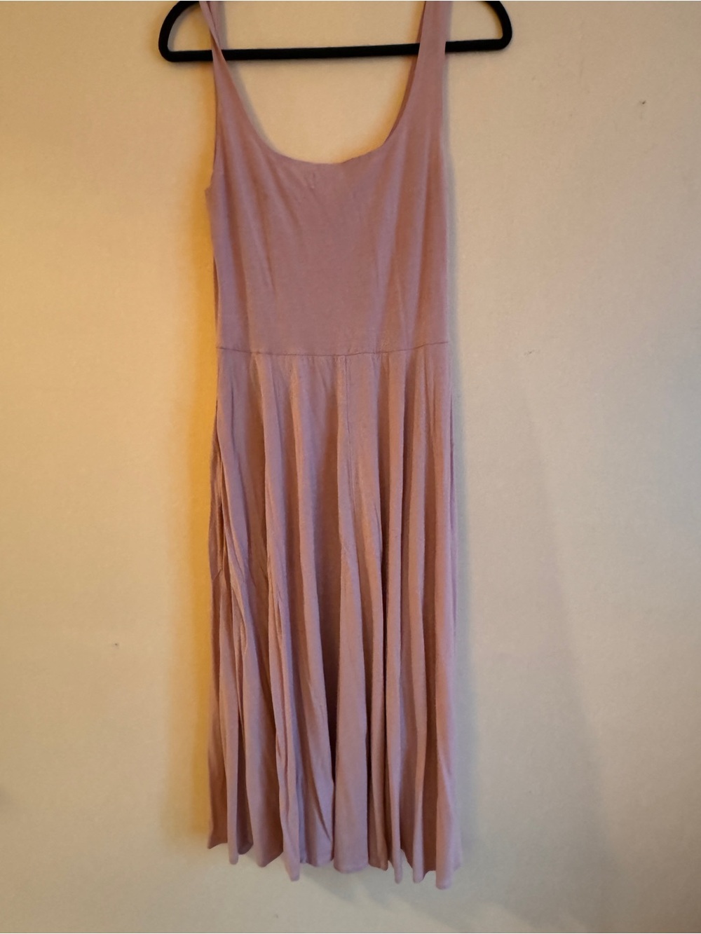 Reformation Jeans Rou Knit Ballerina Style Midi Dress Blush - Picture 7 of 8